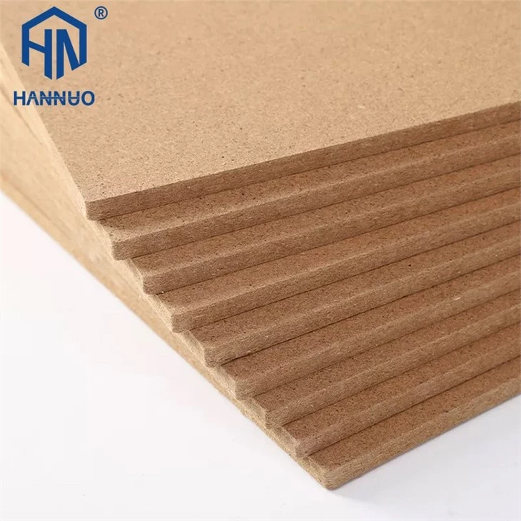 FSC Plain/Raw Mdf Materials Board 8mm 16mm 18mm From China Factory